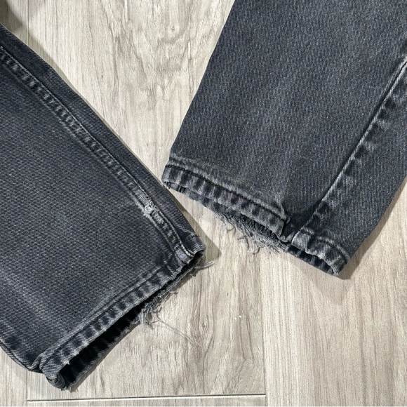 VINTAGE ROCKIES Black High Waist Relaxed Cowboy Western Tapered VTG Jeans 29 / 9 - Picture 8 of 12